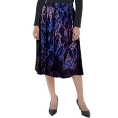 Sky And Curtains Classic Velour Midi Skirt 