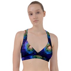 Rainbow Moon And Locust Tree Sweetheart Sports Bra by okhismakingart