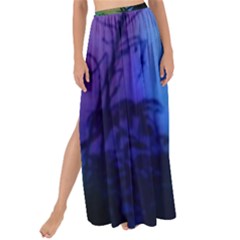 Rainbow Moon And Locust Tree Maxi Chiffon Tie-up Sarong by okhismakingart