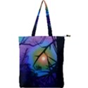 Rainbow Moon and Locust Tree Double Zip Up Tote Bag View1