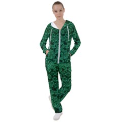 Green Queen Anne s Lace (up Close) Women s Tracksuit