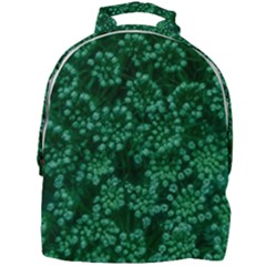 Green Queen Anne s Lace (up Close) Mini Full Print Backpack