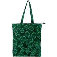 Green Queen Anne s Lace (up Close) Double Zip Up Tote Bag by okhismakingart