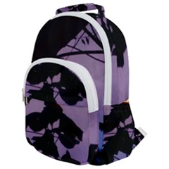 Moon And Catalpa Tree Rounded Multi Pocket Backpack