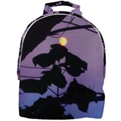 Moon And Catalpa Tree Mini Full Print Backpack by okhismakingart