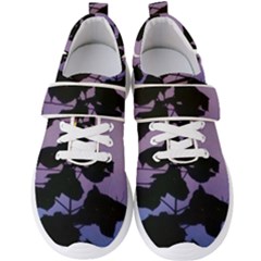 Moon And Catalpa Tree Men s Velcro Strap Shoes