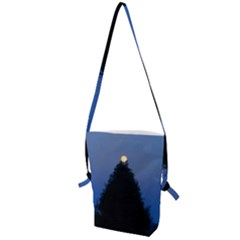 Tree And Moon Folding Shoulder Bag by okhismakingart