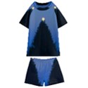 Tree and Moon Kids  Swim Tee and Shorts Set View1