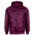 Dark Pink Queen Anne s Lace (Up Close) Men s Pullover Hoodie View1