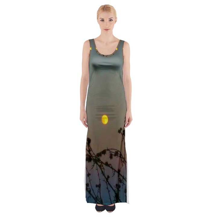 Moon and Thistle Maxi Thigh Split Dress