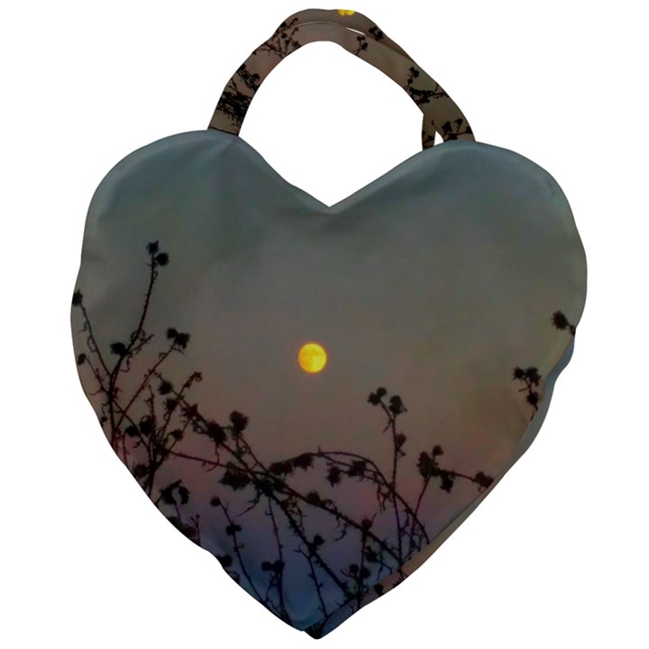 Moon and Thistle Giant Heart Shaped Tote