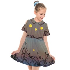 Moon And Thistle Kids  Short Sleeve Shirt Dress