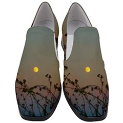 Moon And Thistle Slip On Heel Loafers