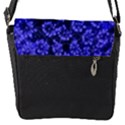 Blue Queen Anne s Lace (Up Close) Flap Closure Messenger Bag (S) View1