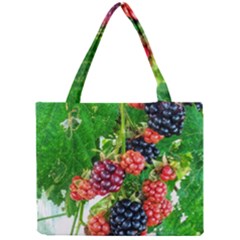 Blackberries Mini Tote Bag by okhismakingart