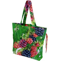 Blackberries Drawstring Tote Bag