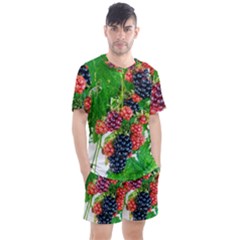 Blackberries Men s Mesh Tee And Shorts Set