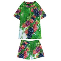 Blackberries Kids  Swim Tee And Shorts Set