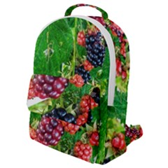 Blackberries Flap Pocket Backpack (small)