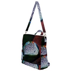 Rainbow Water Droplet Crossbody Backpack by okhismakingart