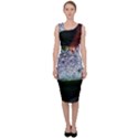 Rainbow Water Droplet Sleeveless Pencil Dress View1