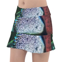 Rainbow Water Droplet Tennis Skirt