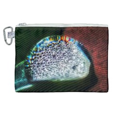 Rainbow Water Droplet Canvas Cosmetic Bag (XL)