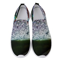 Rainbow Water Droplet Women s Slip On Sneakers