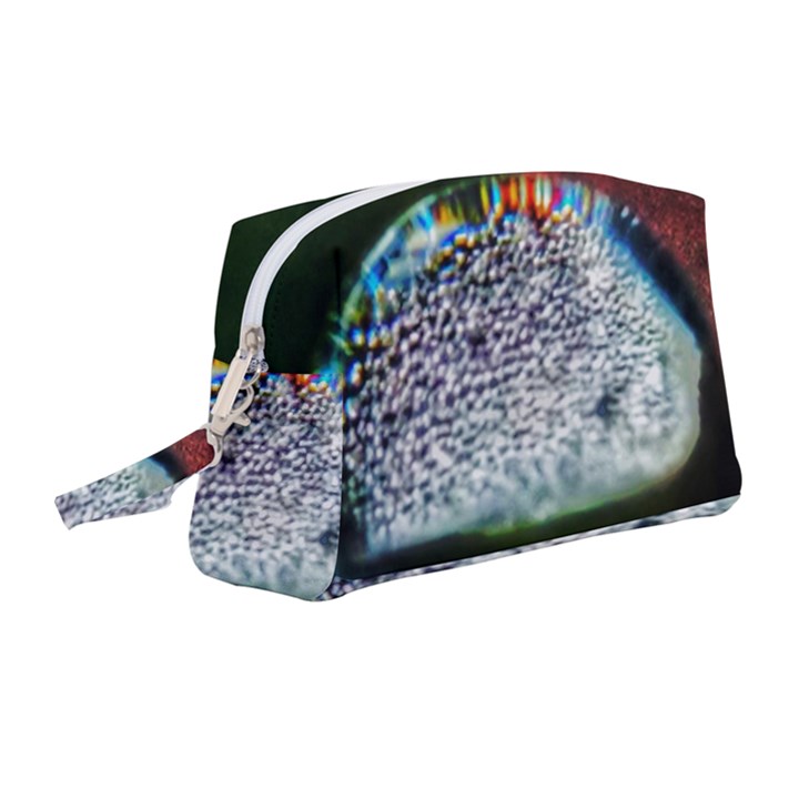 Rainbow Water Droplet Wristlet Pouch Bag (Medium)