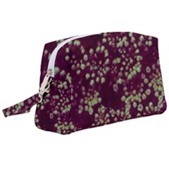 Pink And Green Queen Annes Lace (up Close) Wristlet Pouch Bag (large)