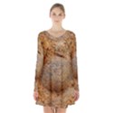 Shell Fossil II Long Sleeve Velvet V-neck Dress View1