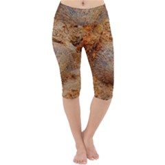 Shell Fossil Ii Lightweight Velour Cropped Yoga Leggings