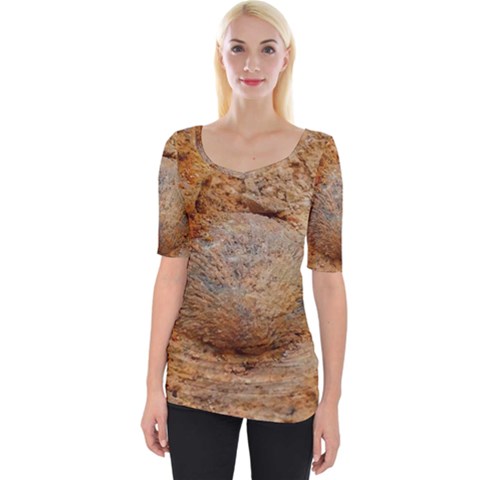 Shell Fossil Ii Wide Neckline Tee by okhismakingart