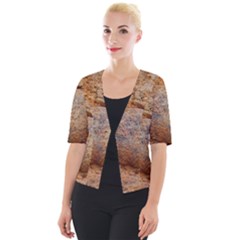 Shell Fossil Ii Cropped Button Cardigan