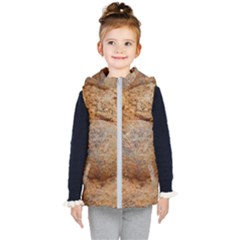 Shell Fossil Ii Kids  Hooded Puffer Vest by okhismakingart