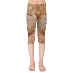 Shell Fossil Ii Kids  Capri Leggings  by okhismakingart