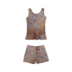 Shell Fossil Ii Kids  Boyleg Swimsuit