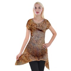 Shell Fossil Ii Short Sleeve Side Drop Tunic by okhismakingart