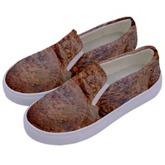 Shell Fossil Ii Kids  Canvas Slip Ons by okhismakingart