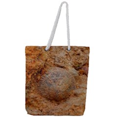 Shell Fossil Ii Full Print Rope Handle Tote (large) by okhismakingart