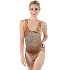 Shell Fossil Ii High Leg Strappy Swimsuit by okhismakingart