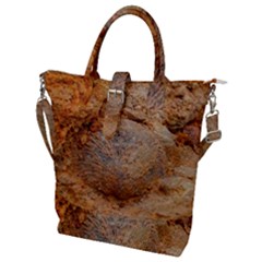 Shell Fossil Ii Buckle Top Tote Bag