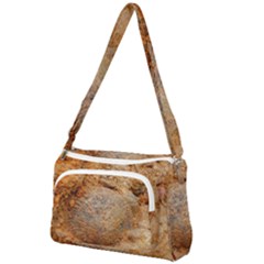 Shell Fossil Ii Front Pocket Crossbody Bag by okhismakingart