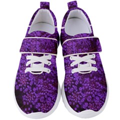 Purple Queen Anne s Lace Landscape Women s Velcro Strap Shoes