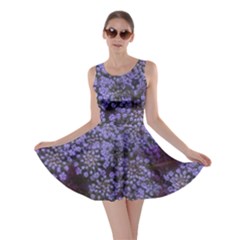 Blue Queen Anne s Lace Landscape Skater Dress by okhismakingart