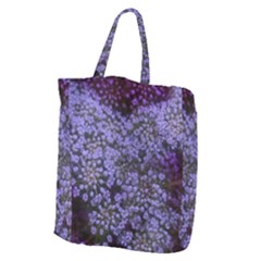 Blue Queen Anne s Lace Landscape Giant Grocery Tote by okhismakingart