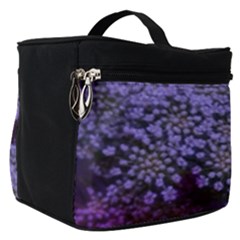 Blue Queen Anne s Lace Landscape Make Up Travel Bag (small)