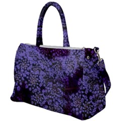 Blue Queen Anne s Lace Landscape Duffel Travel Bag