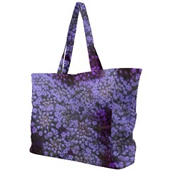 Blue Queen Anne s Lace Landscape Simple Shoulder Bag