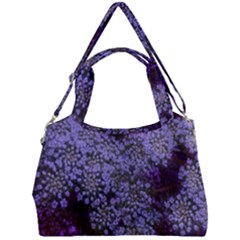 Blue Queen Anne s Lace Landscape Double Compartment Shoulder Bag by okhismakingart